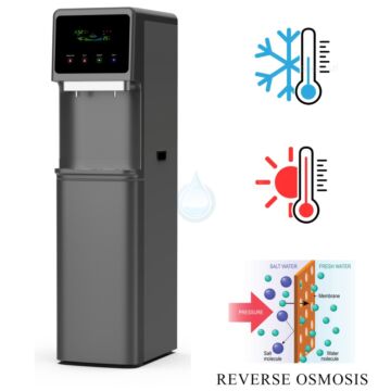 Výdajník vody Crystal® DIAMOND 75G s reverznou osmózou ponúka studenú, horúcu vodu priamo z vodovodného rozvodu.